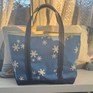 Vtg.L.L. Bean Snowflake Tote